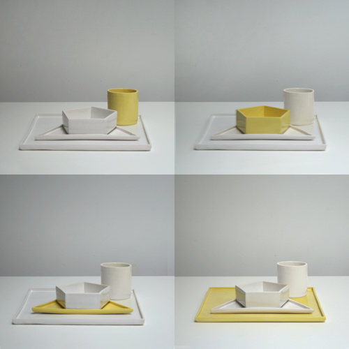 shapes dinnerset colours